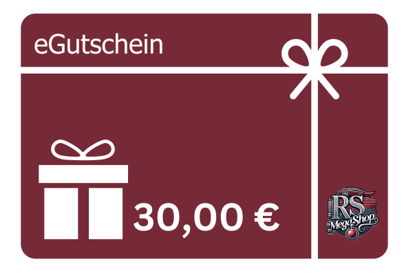 eGutschein im Wert von 30,00 €