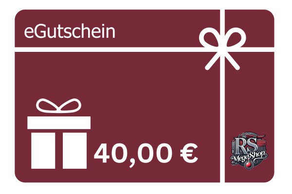 eGutschein im Wert von 40,00 €