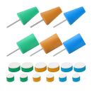chemicalworkz Polishing Cone & Foam Polierpad Set 18Stk.
